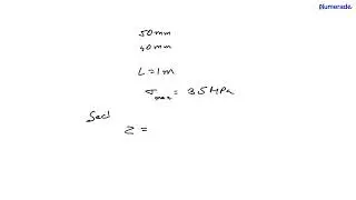 A hollow square section with outer and inner dimensions of 50 mm and 40 mm respectively is used as &hellip;