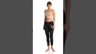 Betsey Johnson Performance Floral Embroidered 7/8 Cotton Yoga Leggings | SwimOutlet.com