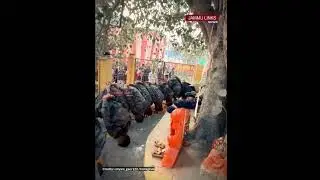 Before duty calls, faith leads the way 🙏🇮🇳 Indian Army soldiers pray to Hanuman Ji