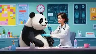 Fluffy Panda Fun: Tiny Cubs and Big Bamboo Bites!🐼🌿