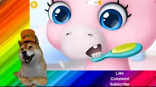 Video games for kids -  Pony Sisters Baby Care Free App for kids learning games