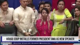 House coup installs former president GMA as new Speaker