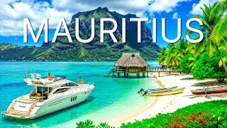 Mauritius 8K 🌊 Turquoise Lagoons & Tropical Island Paradise with Deep House Chill Music