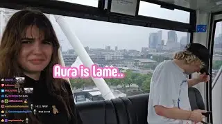 xQc Aura Farming makes AikoBliss cringe at him when they trying to take a Selfie