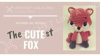 🎁 Patrón Crochet PASO A PASO en ESPAÑOL 🌲 Animales del Bosque 🌲 