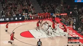 NBA 2K20 - Portland Trail Blazers vs Houston Rockets - Gameplay (PS4 HD) [1080p60FPS]
