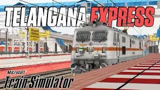 🚂 12723 - TELANGANA EXPRESS | TSCR NEW UPDATE | MSTS Indian Train Simulator #msts #openrails #wap7