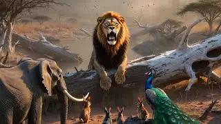 The Lion and the Magic River 🦁 | A Beautiful Story of Teamwork | Pixar Style Kids Movie