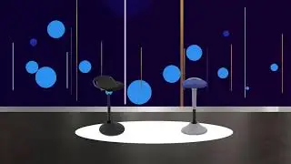 Virtual entertainment show set. free use.