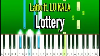 Latto - Lottery ft. LU KALA (Piano Tutorial)