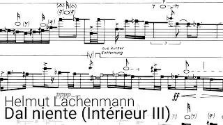 Helmut Lachenmann - Dal Niente (Int&eacute;rieur III) [w/score]