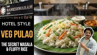 ULTIMATE Rameshwaram Cafe Style Veg Pulao Recipe | The Secret Masala & Fluffy Rice Technique