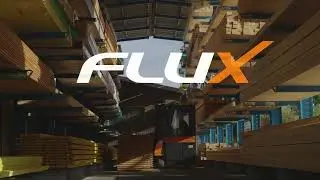 La carretilla elevadora 2 en 1 FLUX en acción | Carretilla frontal y lateral | HUBTEX