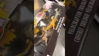 NEW JURASSIC WORLD VELOCIRAPTOR TRILOGY SET JURASSIC PARK I II & III ACTION FIGURES IN STORE RELEASE