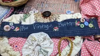 #SlowStitchСентябрь Как начать Slow Stitching 7: подкладка и крышка