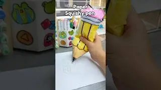 🖊️DIY giant squishy pen😉!￼ #cute #papercraft #papersquishy #diysquishy #cutecrafts #craft #crafts