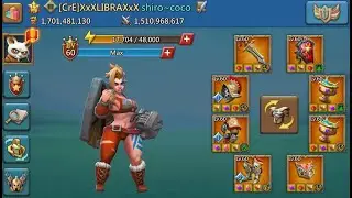 BEAST 8 MYTHIC CHAMP RALLY LEAD ACCOUNT OVERVIEW!!! - Lords Mobile