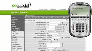 Tutorial partie 6 Ajouter les utilisateurs, Extention Phone et Status- goautodial