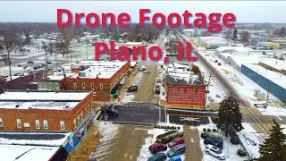Drone Footage of Filming Location from Man of Steel in Plano, IL