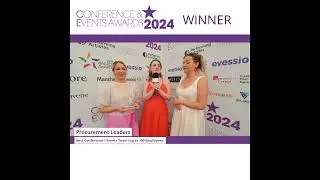 Conference & Events Awards 2024 winner - Best Conference/ Events Team (up to 100 Employees)