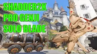 SHADDER2K PRO GENJI GAMEPLAY - GRAND MASTER OVERWATCH SEASON 23