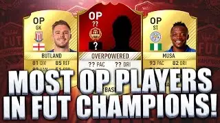 MOST OP PLAYERS IN FUT CHAMPIONS!! FIFA 17 ULTIMATE TEAM