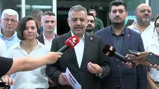 CHP İzmir İl Başkanı Şenol Aslanoğlu, Mehmet Murat Çalık'ı tedavi gördüğü hastanede ziyaret etti