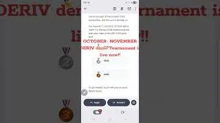 Как присоединиться к демо-турниру Deriv: демо-турнир Deriv за октябрь-ноябрь 2025 г.