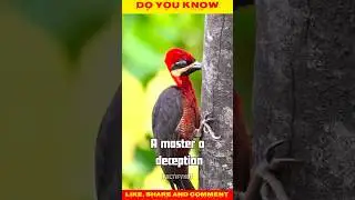 Woodpecker Builds Hidden Treasure Vault Inside a Tree 🌳 | Nature&rsquo;s Smart Engineer Bird #shorts