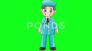 Free Cartoon Green Screen Effects 2021 | Male Doctor Talking Explaining About Diseases 2D Animation