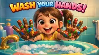 Wash Your Hands Song 🧼 | Kids Hygiene Song for Children | Healthy habits Song