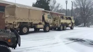 North Carolina National hard Responds to Winter Storm Helena