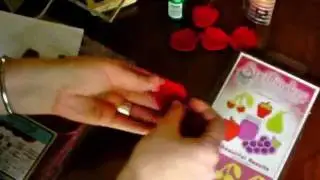 Kid's Craft Week at Glue Arts - Apple Card Set for Teachers by Lesley Langdon