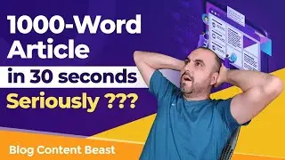 The AI Writer That Will Help You Write 1,000 Word Articles In 30 Seconds