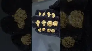 10K Solid Gold Nugget Studs. Standard and Round Sizes Available. Lifetime Warranty with all Purchase