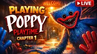 LIVE 🔴 Playing Poppy Playtime Chapter 1 | Horror Game Night