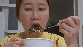아들없는 주말 혼밥 나트륨대잔치