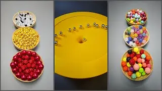 Mesmerizing Bead Fountain ✨ Marble Music Magic 🎶Colorful Ball Harmony 🌈 Reverse Bead Magic