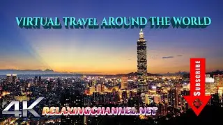 How to travel around the world in 101 minutes.Drone footages aerial 4K