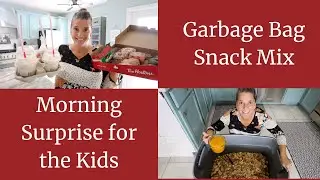 Garbage Bag Snack Mix  an old family favorite + Surprise Treat for the Kids