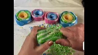 ASMR Duru and Maryna Curls, Cubes and Large Roses Crunching