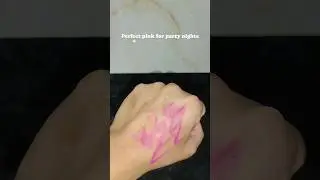 Perfect pink lipstick for night parties *under 199 * #cleangirlaesthetic #nightcore