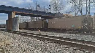 CSX coal train with gevos