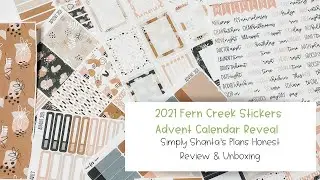 2021 Fern Creek Stickers Advent Calendar | Reveal + Review
