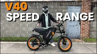 MOVCAN V40 E-Bike Review: Real-World Speed Test & 41-Mile Range Challenge! 🚴&zwj;♂️⚡