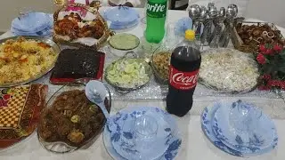 Pakistani Dawat Vlog/Chicken Tikka, Chicken Biryani, Beef Karahi