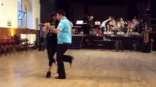 ANGEL MIGUEL ZOTTO & DAIANA GUSPERO rehearsing @ the 