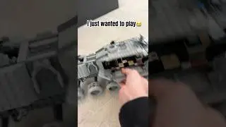 P.O.V playing with the new tiny tank😭 #legostarwars #funny #lego #starwars #clonewars #memes #afol