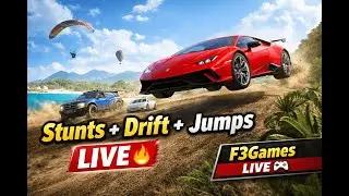 Forza Horizon 5 LIVE &ndash; Ultimate Car Jumps, Drifts & Open World Fun | F3Games 🔥