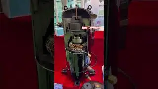 Scroll Compressor working in an air conditioning system #ac #hvacschool #shorts #scroll #compressor
